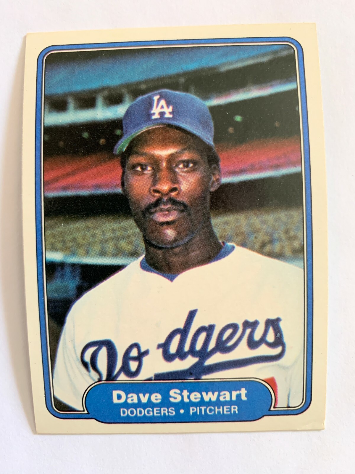 1982 Fleer DAVE STEWART RC #24 EX/NM Dodgers