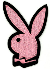 Playboy Bunny Pink Embroidered Iron on Patch Applique