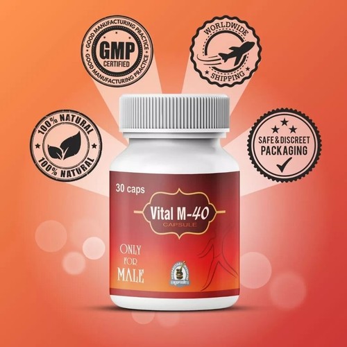 Vital M-40 Kapseln Kräuter Energie & Ausdauer Booster für Männergesundheit & Vitalität. " - Bild 2 von 6