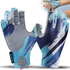Fishing Gloves UPF50 UV Protection Breathable Sun Protection Fingerless Gloves
