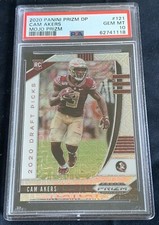 Cam Akers 2020 Prizm Draft Picks Mojo Prizm Rookie RC /49 PSA 10 Population of 3