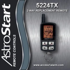 AstroStart 5224-TX 2-Way LCD 1-Mile  Remote Control EZSDEI7701 HST-5224