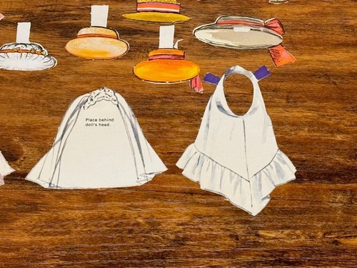 Vintage Walt Disney Mary Poppins & Bridal Fashion Paper Dolls Whitman 75+ pieces - Picture 12 of 18