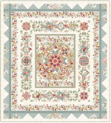 Blessed by Nature block of the month quilt kit by Wilmington