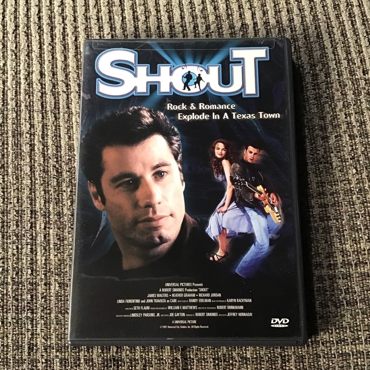SHOUT 1991 DVD GOODTIMES PRINT FULLSCREEN EDITION OOP JOHN