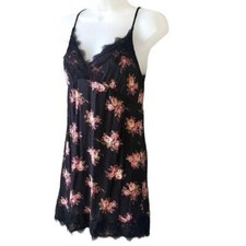 American Eagle Babydoll Y2K Fairy Floral Lace Trim Cami Dress Flowy Womens XXS