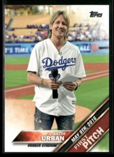 2016 Topps Update #FP-5 Keith Urban First Pitch