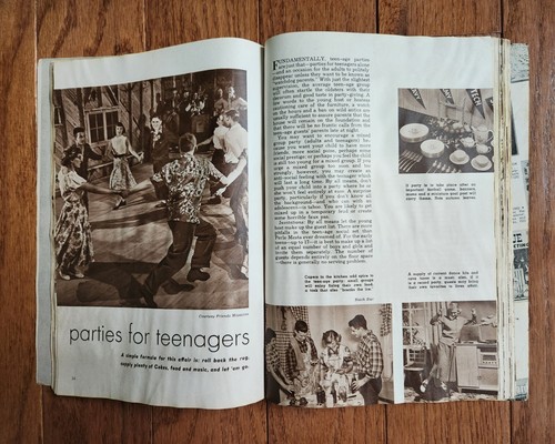Vtg HOW TO ENTERTAIN AT HOME 1952 paperback book by Sylvia Mager Todays Woman - Picture 8 of 20