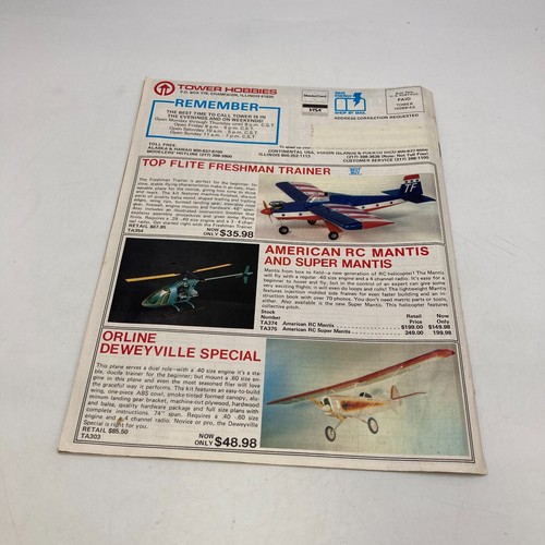 3 Vintage Tower Hobbies Tower Talk Catalog Magazine ISSUES 1982 1983 1984 - Picture 8 of 12