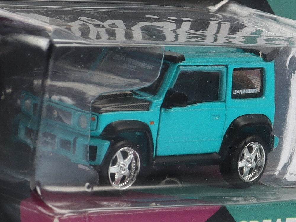 Suzuki Jimny LB Works 2018 green LHD diecast modelcar 73 BM Creations 1:64