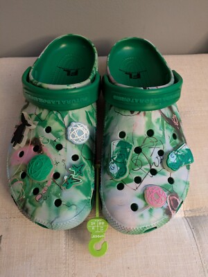 Futura Laboratories x Crocs Classic Clog Green Ivy US Mens Size 12 209622-3WH Crocs Futura Laboratories Classic Clog (Green Ivy  main image 2