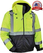 Sudadera Con Capucha De Seguridad Alta Visibilidad Para Hombres Ropa De Trabajo