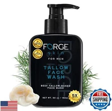 Original Forge Skin Beef Tallow for Skin Face Wash | Grass Fed Beef Tallow Hy