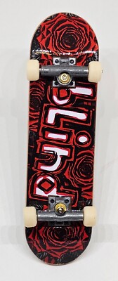 Vtg Tech Deck Mini 57mm Fingerboard Skateboard Blind Rose