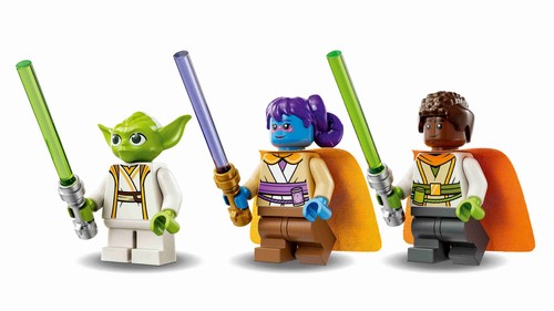 LEGO 75358 Star Wars Tenoo Jedi Temple, 3 Minifiguren, Lichtschwerter - Picture 7 of 10