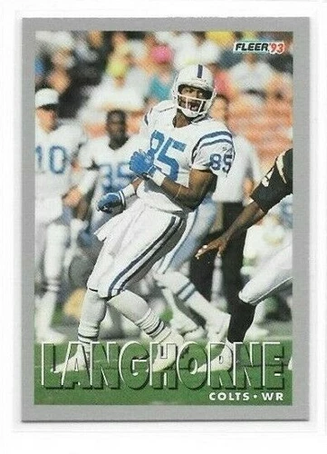 1993 Fleer Reggie Langhorne #200