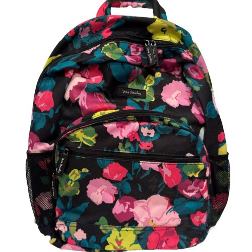 VERA BRADLEY Lighten Up Essential Backpack Hilo Meadow Pattern Computer Bag NEW