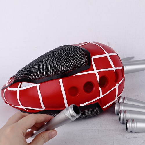 Cosplay Punk Spiderman Mask Across the Spider Verse Hobie Helmet Superhero Props - Picture 12 of 12