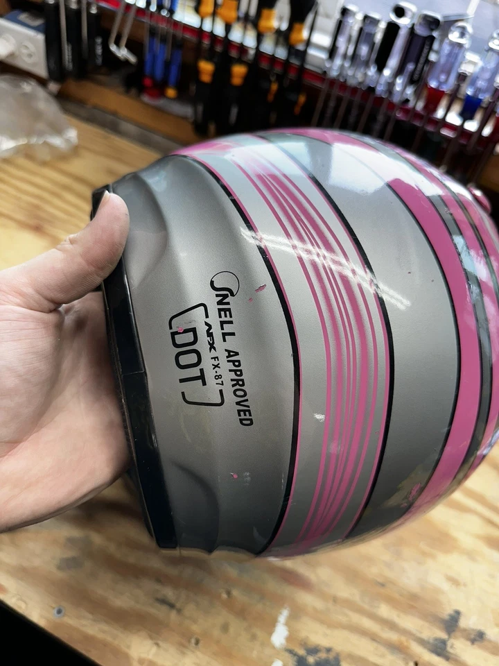 AFX (Snell Approved) FX-87  - Medium - Pink - Image 4 of 4