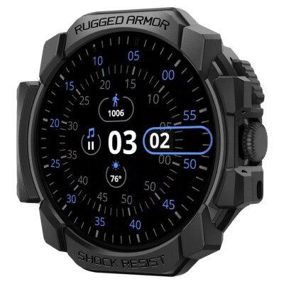 For Pixel Watch 3 (41mm) | Spigen Rugged Armor Watch Case