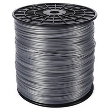 5lb .095 Square Gray Commercial Trimmer Line Spool Roll Fits Echo Stihl Redmax
