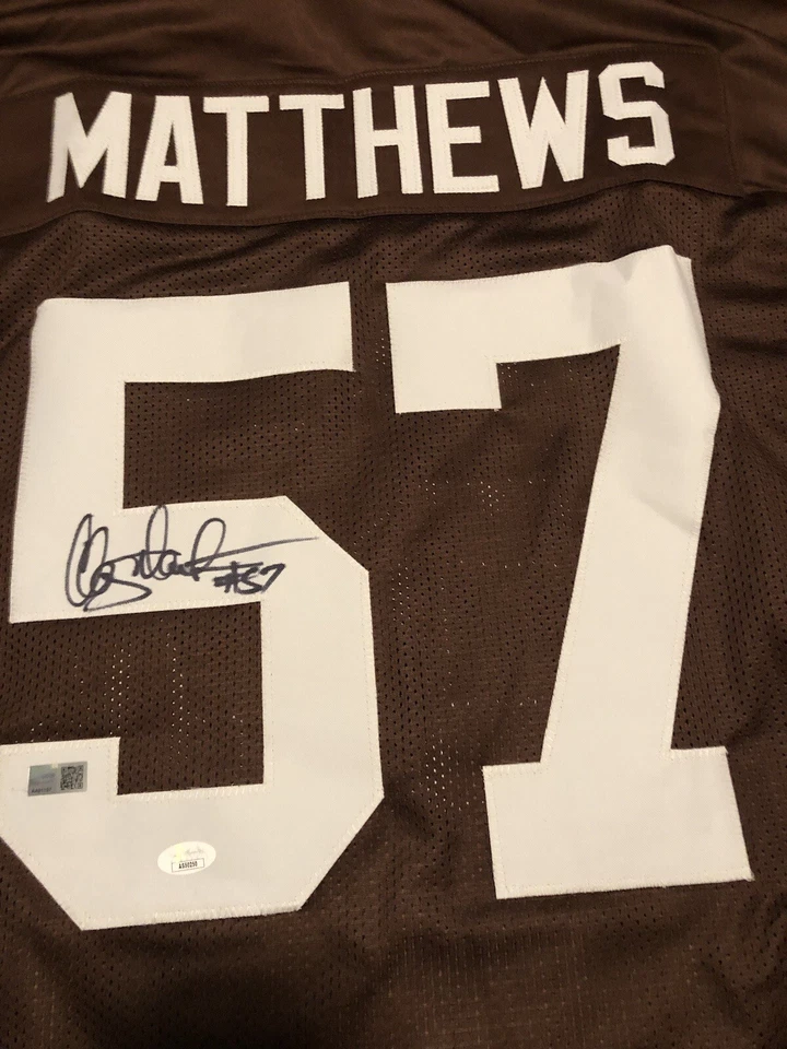 Clay Matthews Autographed Cleveland Browns Jersey w/ JSA COA #AS50250 - Image 4 of 4