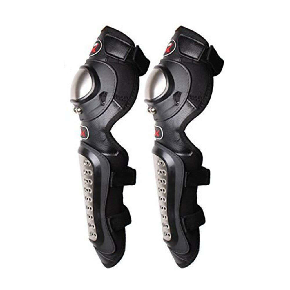 Motocross Knee Pads Motorcycle Racing Guards Protector CE Armoured Black