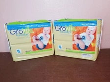 (2) GroVia Disposable BioSoaker Pads for Baby Cloth Diapering 50 count Exp 2018