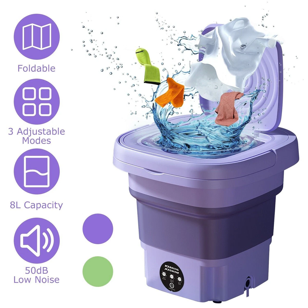 Foldable washer on sale and dryer