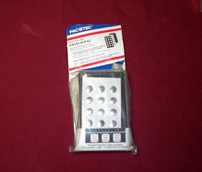 PacTec HML-9VB SWITCH- PAC electronic enclosure case WITH KEY PAD & BATTERY CLIP