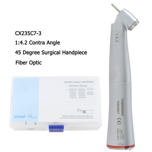 COXO Dental Electric Handpiece 1:5 Contra Angle LED 45 Degree Surgical NSK KaVo - Picture 25 of 69