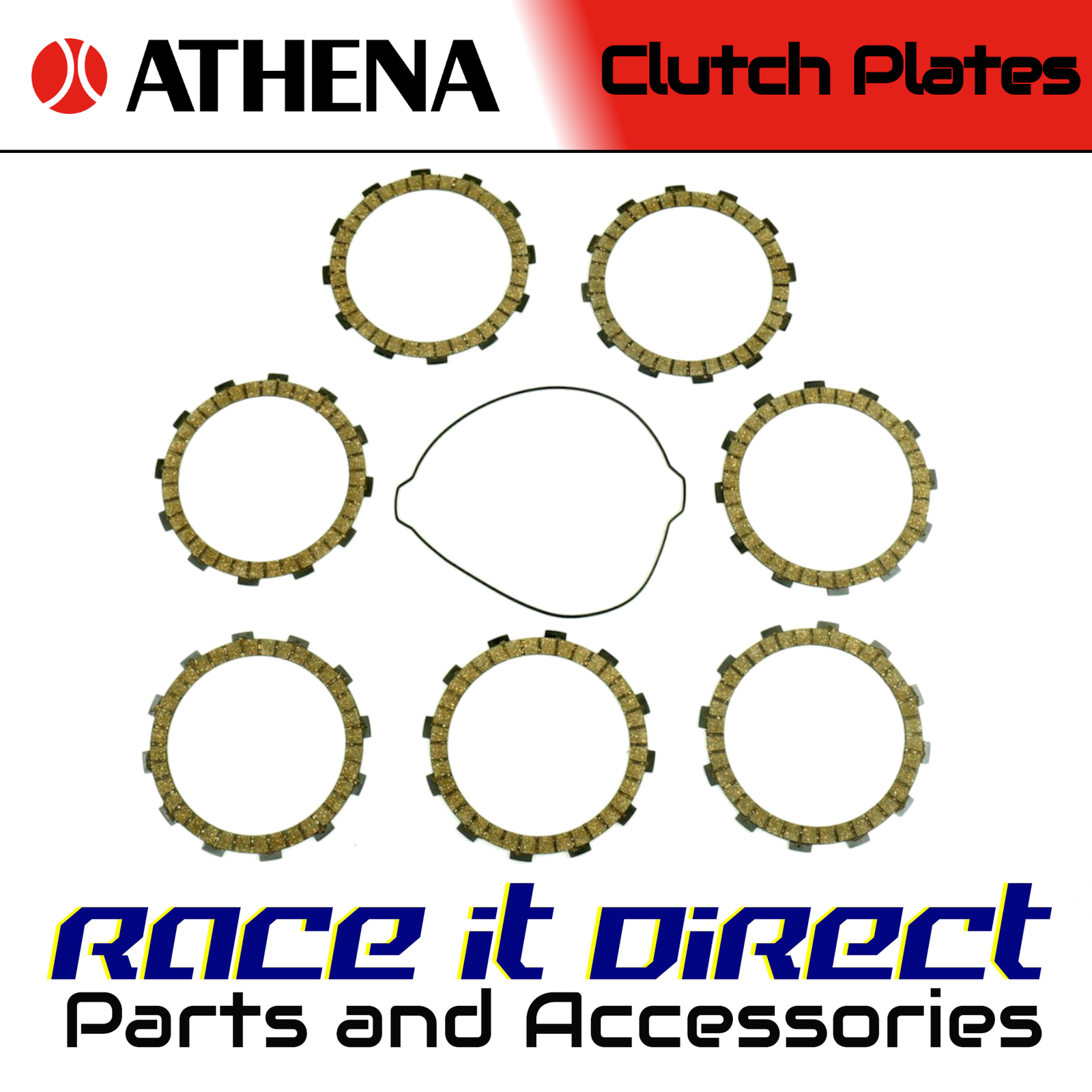 Clutch Plate Kit for KTM EXC RACING 525 2006-2007 Athena