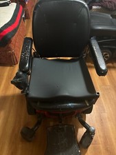 Pride Mobility Jazzy 600 ES Group 2 Power Chair, Red, Mid Wheel Drive