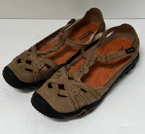 JBU Jambu Damengröße 6,5 Air Vent 360 Leder-Wandersandalen Schuhe neu ohne Etikett