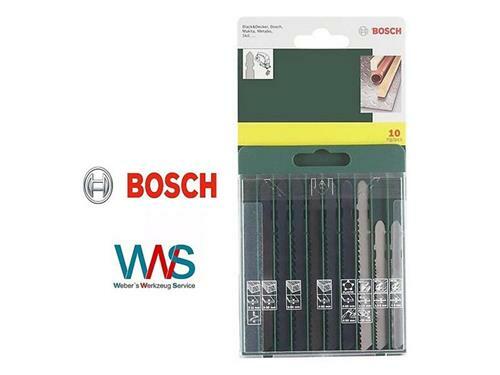 Bosch 10Tlg. StichsäGeblatt Set FüR Holz Alu Kunststoff Metall FüR Pst StichsäGe-image