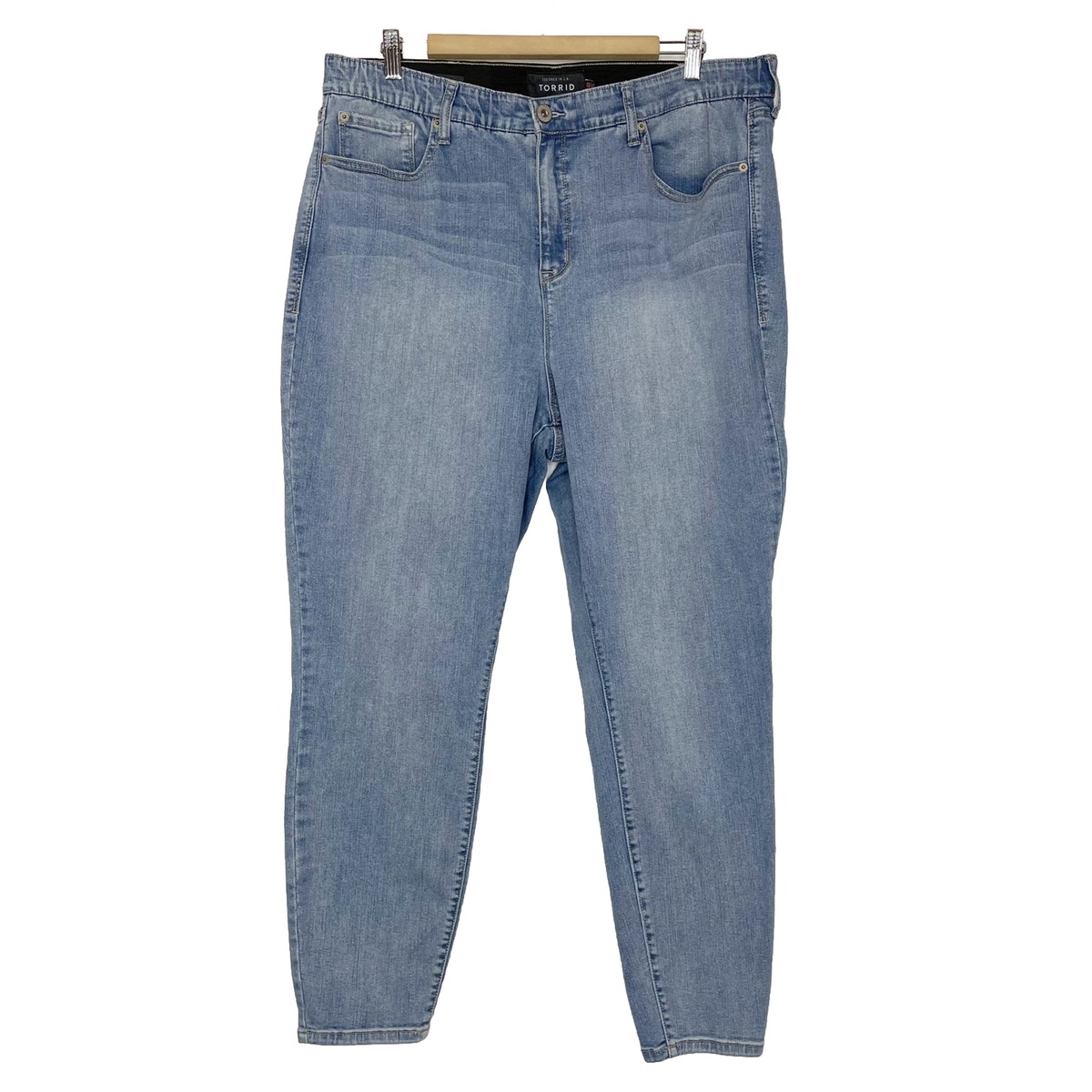 Torrid Sky High Skinny Jeans Womens Plus Size 24 Regular High Rise