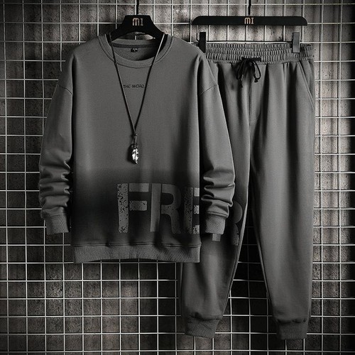 Mens New Tracksuit Hoodies+Sweatpants Male Casual Sports Jogging Athletic Sets - Picture 2 of 13