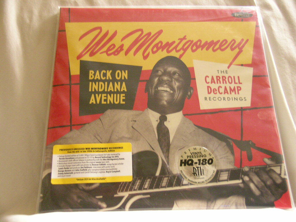 WES MONTGOMERY Back On Indiana Avenue Mel Rhyne 180 gram vinyl SEALED 2 LP