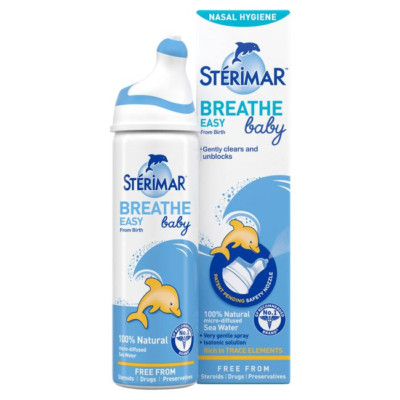STERIMAR Breathe Easy Baby Nasal Spray 50 ml-FREE SHIPPING-Exp 8/24-SUPER CHEAP!