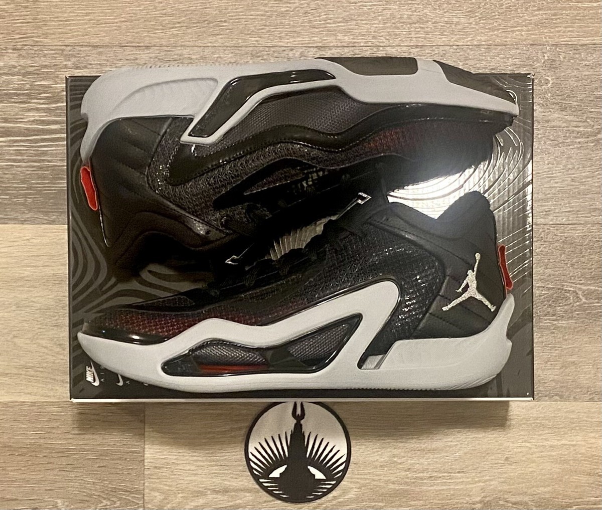 Nike Jordan Tatum 1 'Old School' Black Grey DZ3323-001 Men's Size