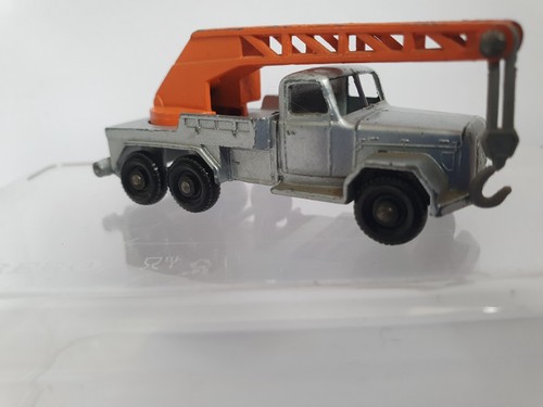 MATCHBOX LESNEY # 30 MAGIRUS-DEUTZ CRANE TRUCK BPW GP HOOK ORIGINAL - Picture 2 of 11