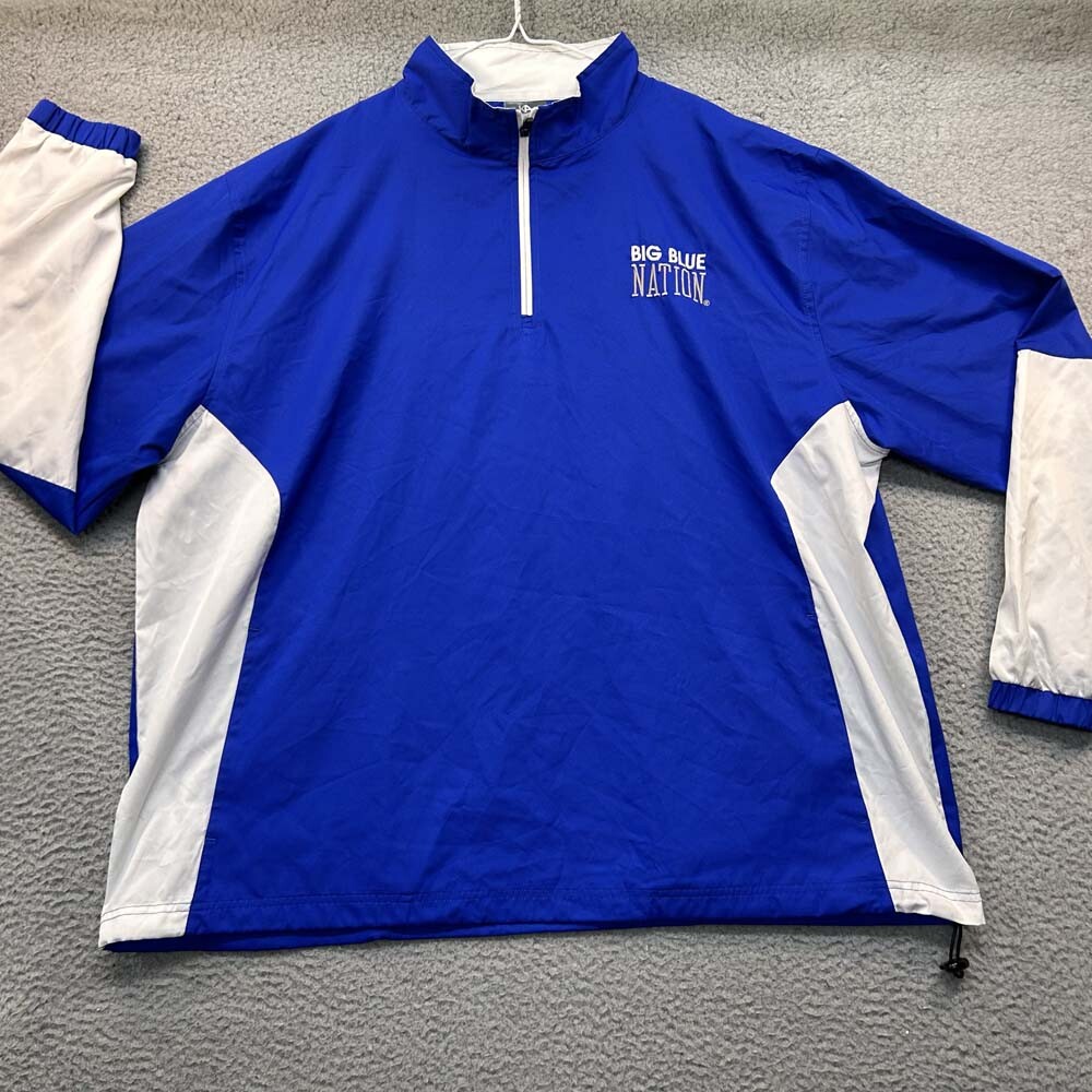Kentucky Wildcats Jacket Men XL Golf Pullover Big Blue Nation