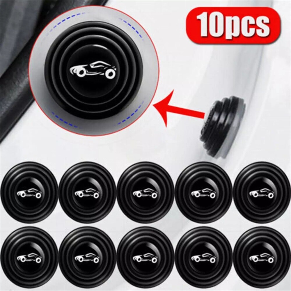 10x Car Door Anti Collision Sound Proof Silicone Pads Buffer Seal Anti Shock