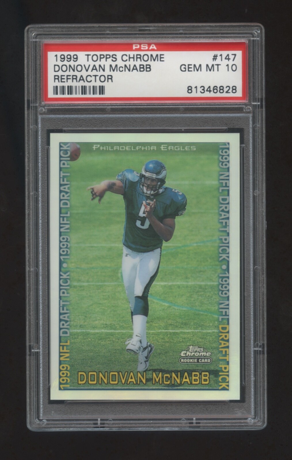 PSA 10 DONOVAN McNABB 1999 TOPPS CHROME ROOKIE RC REFRACTOR SP #147 EAGLES HOF ?