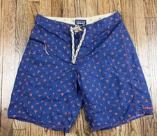 Patagonia Wavefarer Nylon Aztec Design Board Shorts Men  s Size 32