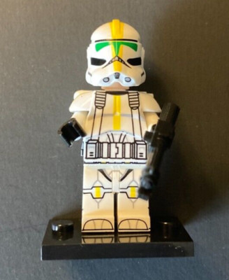 CUSTOM SW BRICKS BUILDING BLOCK FIGURE WORKS w/ LEADING BRAND CLONE COMMANDER B3