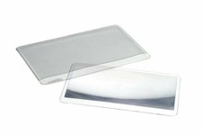 10PK 2X Power 3.5" x 2" Credit Card Reading Magnifier Wallet Size Fresnel Lens
