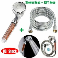Shower Head with 10FT Long Hose High Pressure Handheld Ionic Filter Shower Head