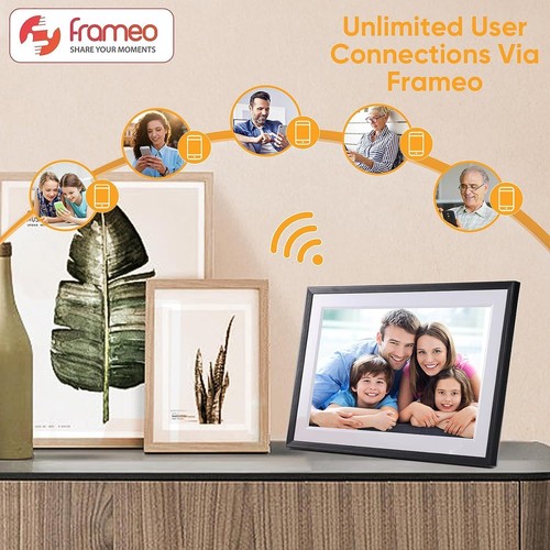 Digital Picture Frame 10.1Inch 32GB Smart WiFi Digital Photo Frame with 1280x800 - Picture 4 of 11