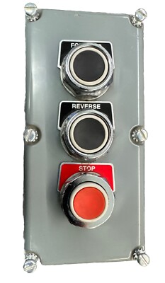 Square D Forward Reverse Stop Pushbutton 900IKYK31 Enclosure Schneider Electric